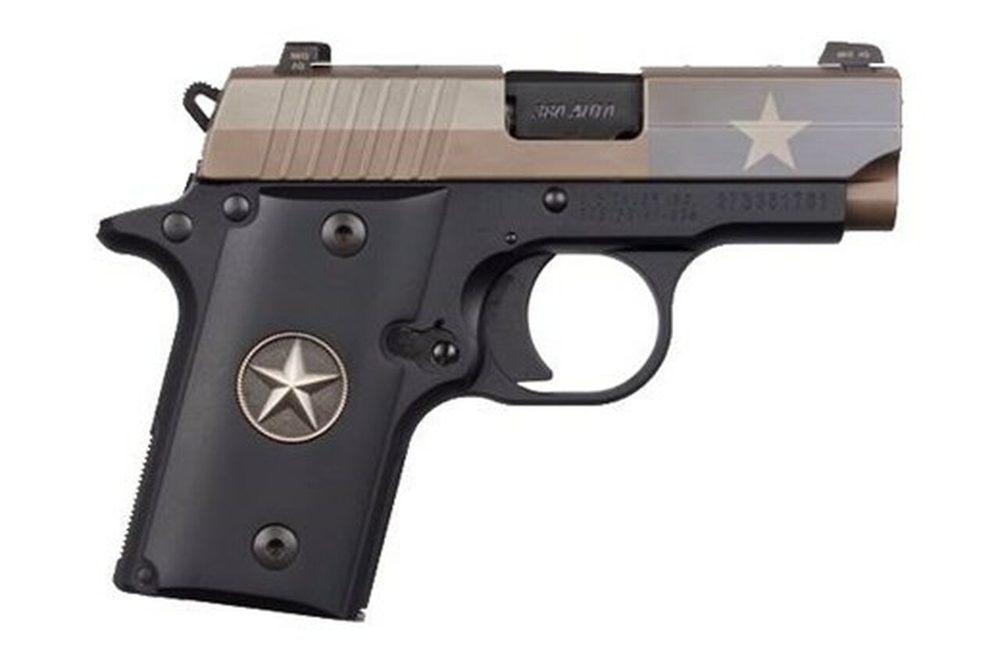 Sig Sauer P238 Texas Flag Edition 380 ACP