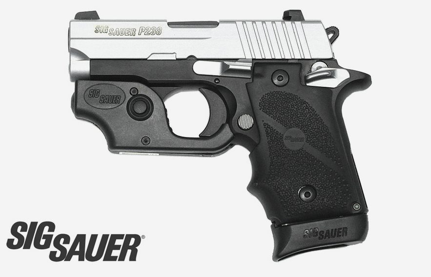 Sig Sauer P238 Two-Tone 380 ACP Centerfire Pistol with Tactical Laser