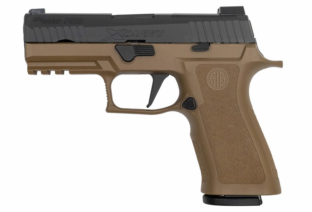 Sig Sauer P320 X-Carry 9mm with Coyote Tan Frame and Black Slide