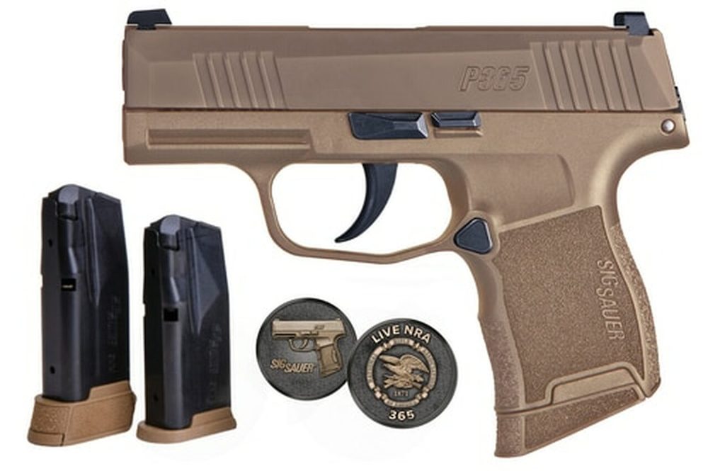 Sig Sauer P365 NRA Edition Coyote 9mm