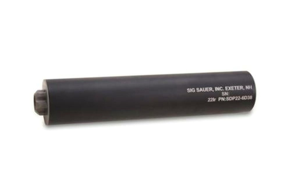 Sig SDP22 Rimfire Suppressor, .22 LR, Aluminum & SS