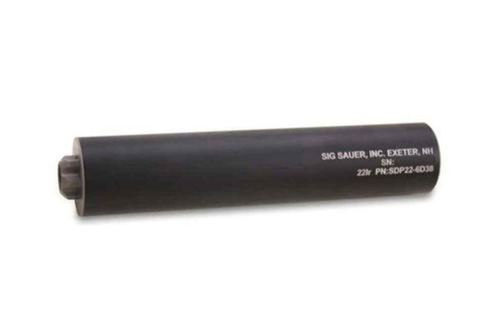Sig SDP22 Rimfire Suppressor, .22 LR, Aluminum & SS Sig Sauer