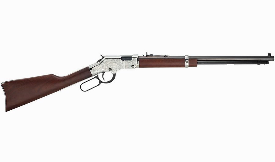 Silver Eagle 22 Mag Engraved Lever Action Rifle