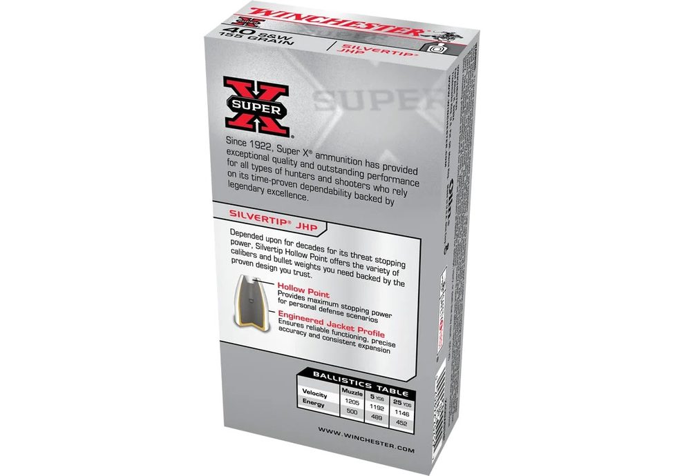 Sim X Defensecore 40 S&W 58gr JHP Ammunition