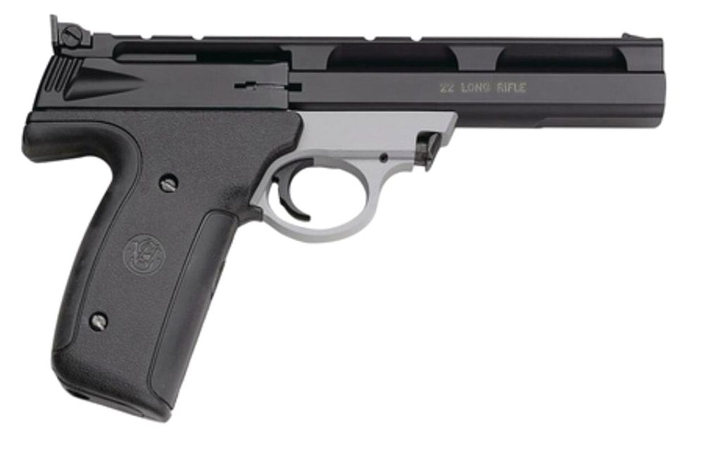 Smith and Wesson 22A 22LR, 5.5 Inch, Adjustable Sights, Black/Gray Finish