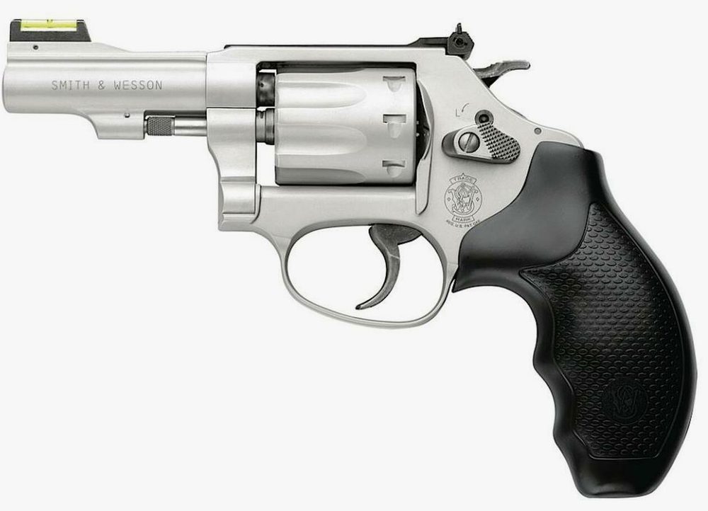 Smith & Wesson 317 Kit Gun 22LR 3" 8rd Hivis Sight Synthetic Grip Stainless Finish