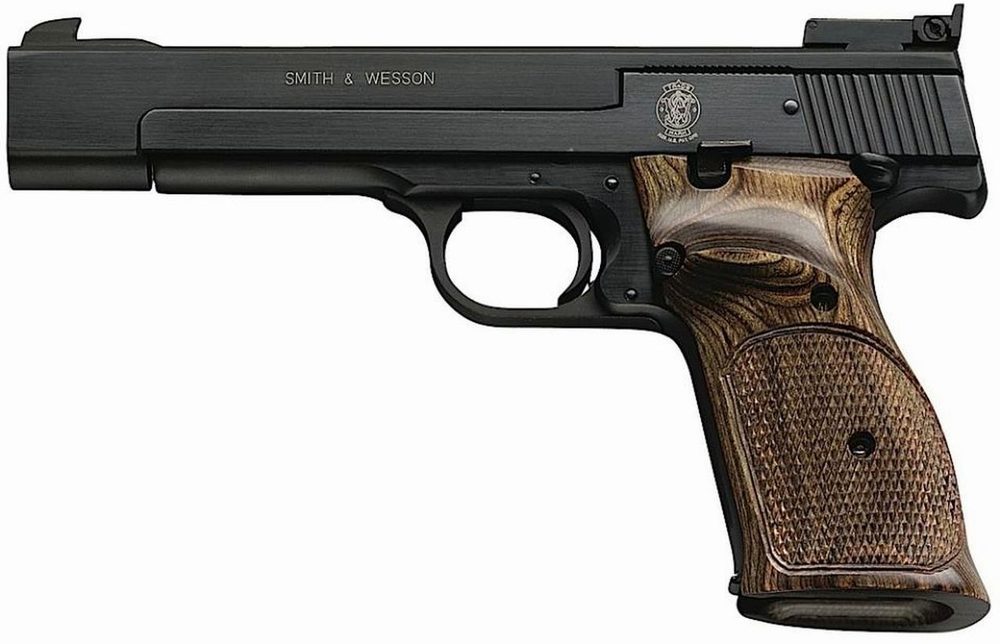 Smith & Wesson 41 22LR, 5.5" Barrel, Adjustable Sights, Blue Finish, 10rd