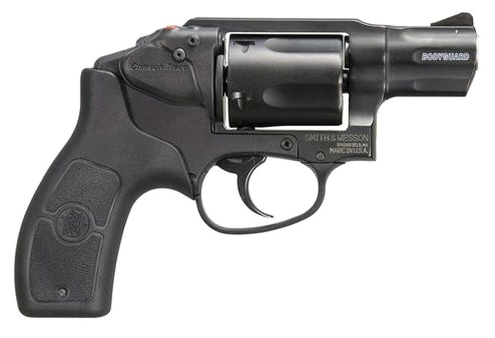 Smith & Wesson M&P Bodyguard 38, Integrated Crimson Trace Laser .38 Special +P, 1.9" Barrel, Black