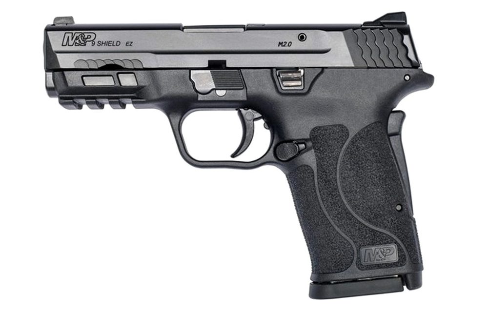 Smith & Wesson M&P Shield EZ M2.0 Compact 9mm, 3.675" Barrel, Black, No Manual Safety, 8rd