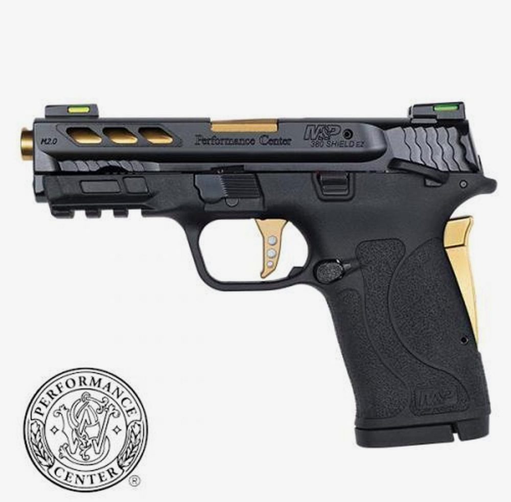 Smith & Wesson M&P Shield EZ M2.0 Performance Center 380 ACP 3.8" Gold Ported Barrel