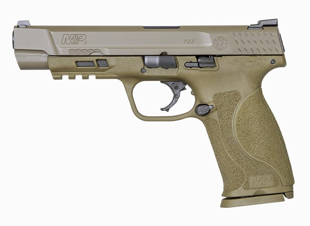 Smith & Wesson M&P9 M2.0 9mm, 5" Barrel, 3-Dot Sights, NTS, Flat Dark Earth, 17rd