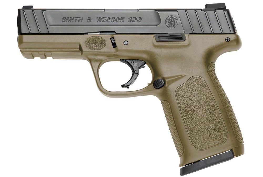 Smith & Wesson SD9 9mm with Flat Dark Earth (FDE) Frame