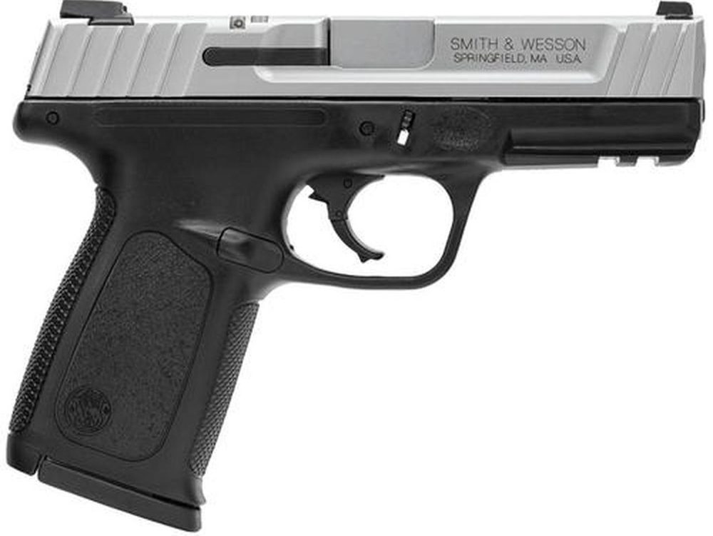 Smith & Wesson SD9 VE 9mm, 4" Barrel, Two-Tone Finish, Self Defense Trigger, 17rd