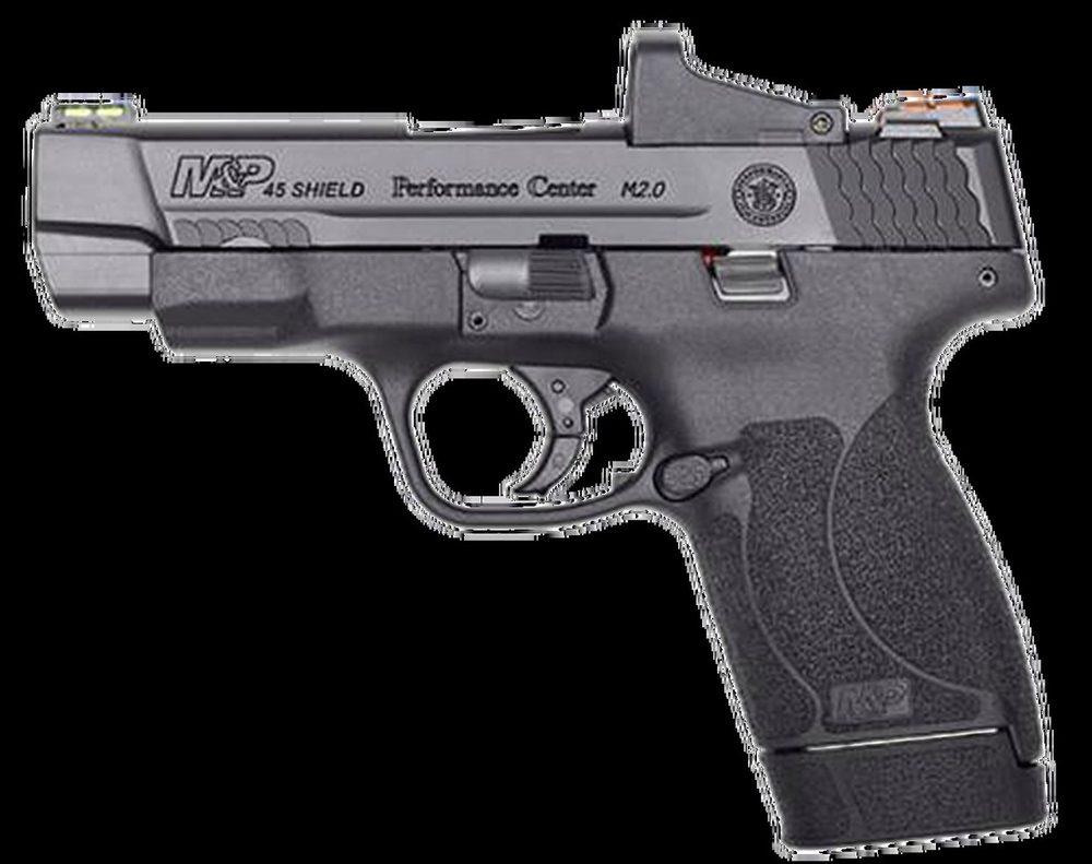 Smith & Wesson Shield M2.0 Performance Center 45 ACP, 4" 6rd/7rd, Black