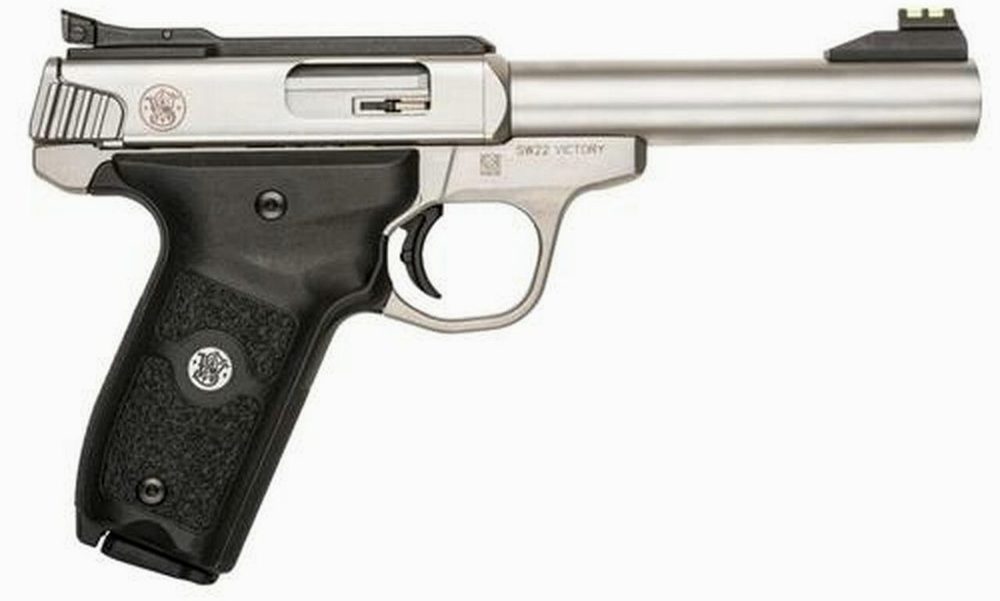 Smith & Wesson SW22 Victory 22LR 5.5" Barrel SS Frame 10 Rd Mag