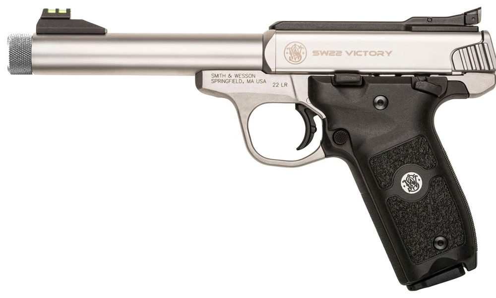 Smith & Wesson SW22 Victory 22LR, 5.5" Threaded Barrel, 10rd