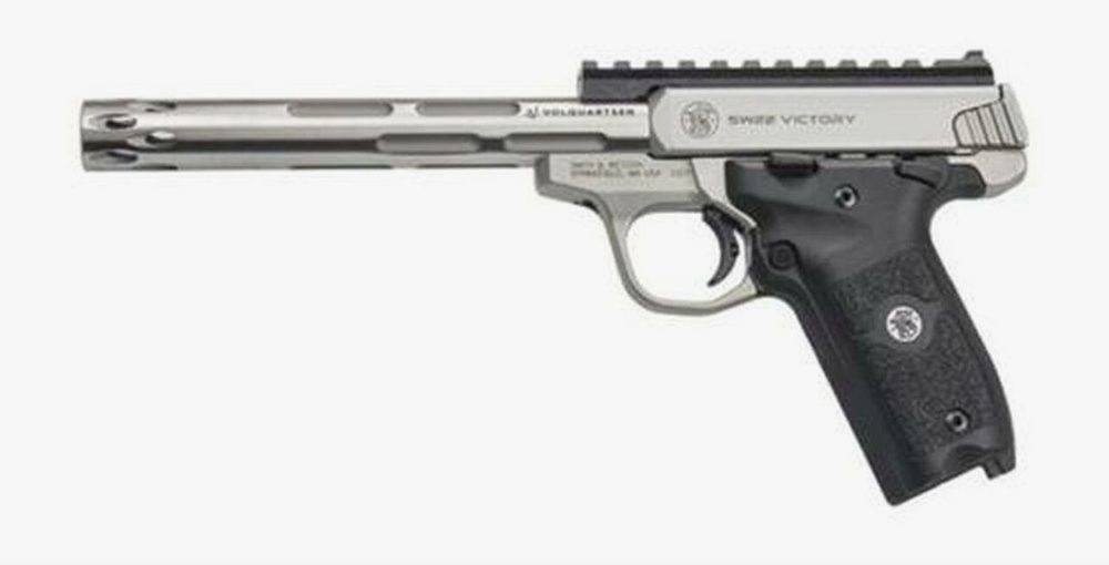 Smith & Wesson Victory Pistol 22LR, Volquartsen I-Fluted Barrel Installed, 2 Mags