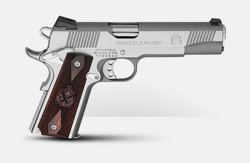 Springfield 1911 Loaded, .45 ACP, 5" Barrel, Stainless
