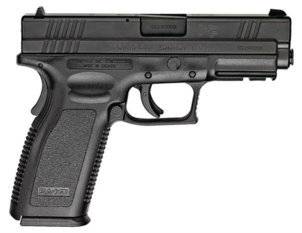 Springfield XD 9mm 4" Black with Trijicon Night Sights