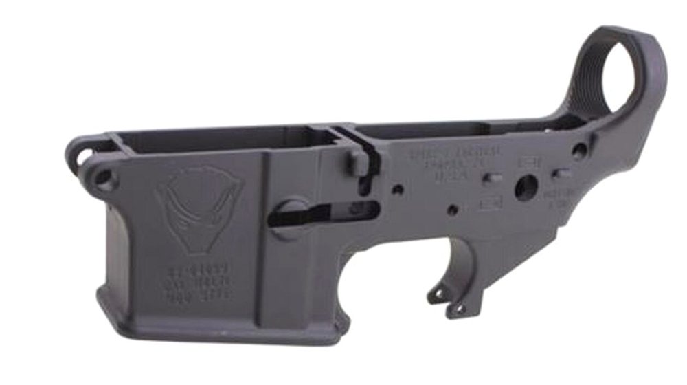 Spikes Lower Receiver Stripped - Honey Badger Logo