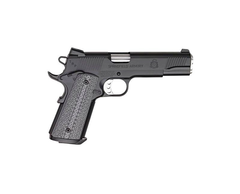 Springfield 1911 TRP 45 ACP, 5" Barrel, Black Cerakote, G10 Black Grips, 3x8rd Mags