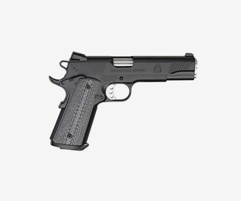 Springfield 1911 TRP 45 ACP, 5" Barrel, Black Cerakote, G10 Grips, 3x8rd Mags