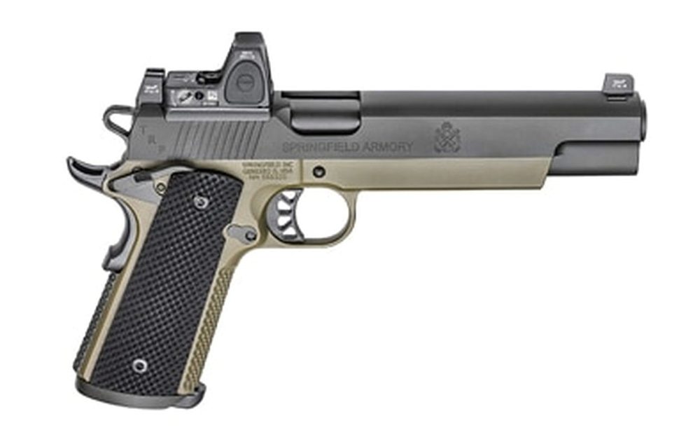 Springfield 1911 TRP Operator, RMR Sight 10mm 6" SS Barrel Long Slide Tritium Night Sights 8rd Mag