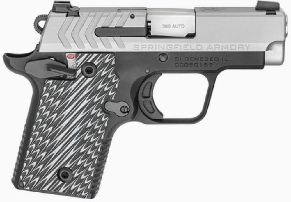 Springfield 911 1911 Micro Compact, 380ACP, 2.7" Barrel, Alloy Frame, Finish, 6Rd, 2 Mags