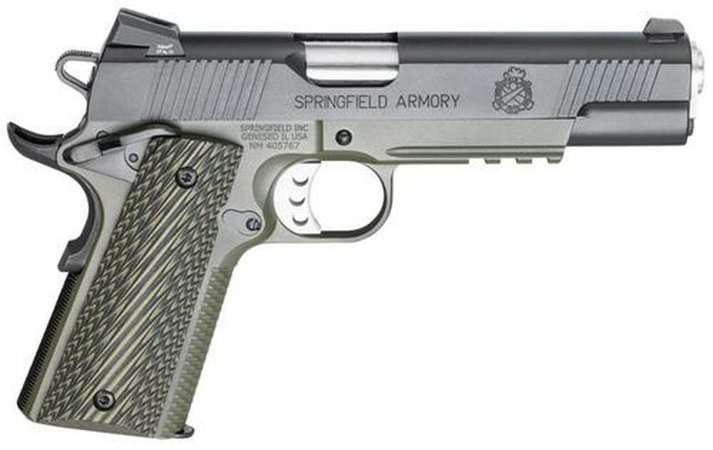 Springfield 1911 Loaded Operator .45 ACP 5" Barrel OD Green