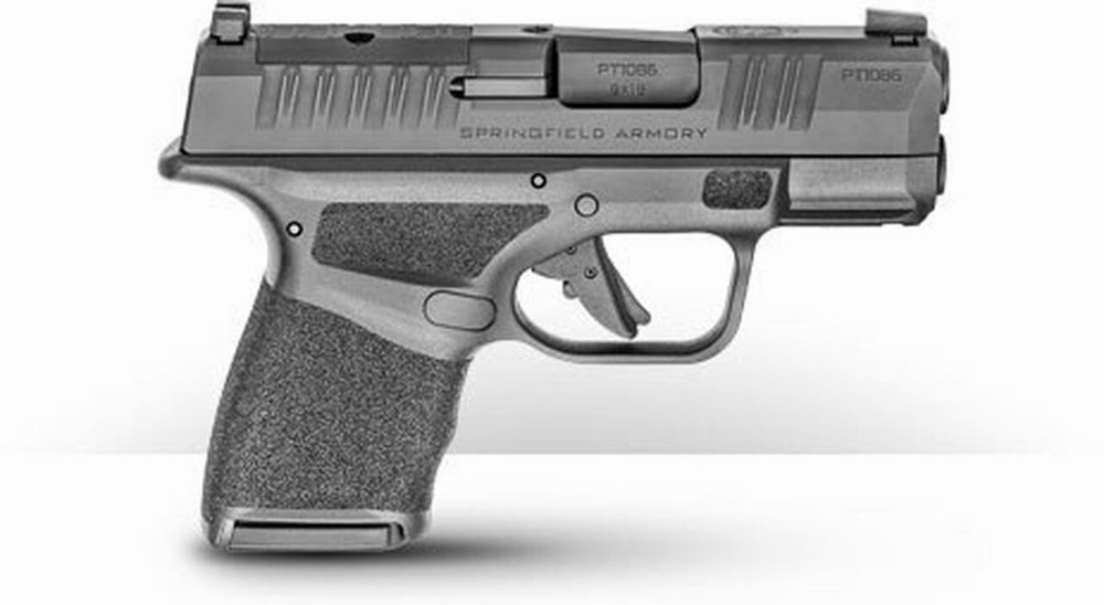 Springfield Hellcat OSP 9mm, 3" Barrel, Fiber Optic Front/Tactical Rear Sight, Black, 11rd/13rd