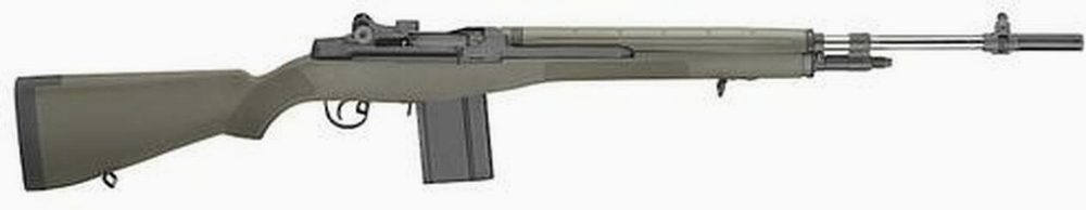 Springfield M1A 7.62/308 Rifle Green Composite Stock