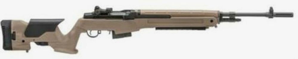 Springfield M1A Precision, .308 Win, 22" Carbon Steel Barrel Adjustable Flat Dark Earth Stock 10rd