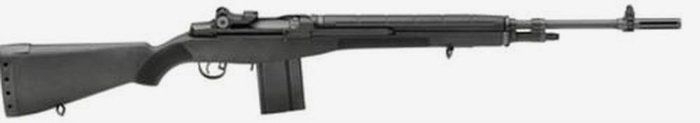 Springfield M1A Standard SA 308 Win/7.62, 22" Barrel, Walnut Stock, Blued, 10rd Mag
