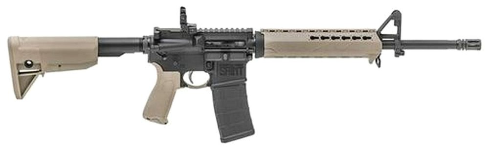 Springfield Saint AR-15 5.56/223 16" Barrel Flip Up Rear Sight KeyMod Flat Dark Earth 30rd Mag
