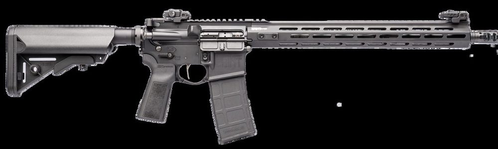 Springfield SAINT Victor AR-15 223/5.56mm, 16" Barrel, Alum Free-float Handguard, M-LOK, Flip Up Sights, 30rd Mag