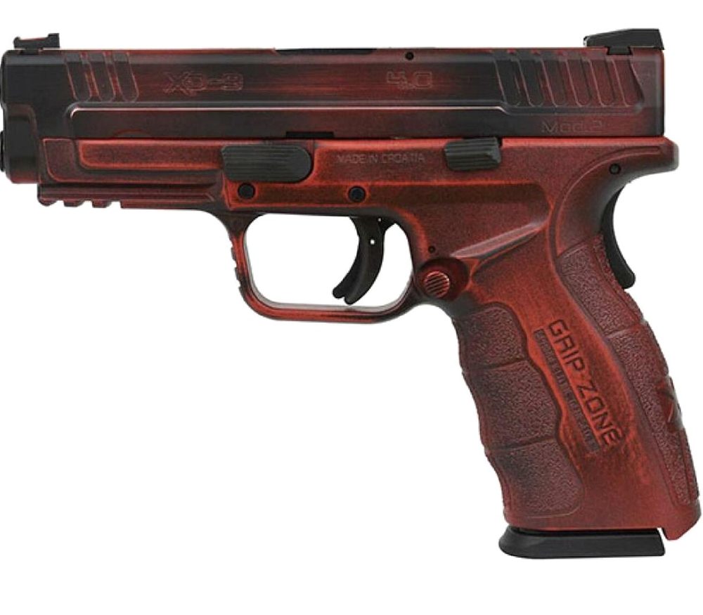 Springfield XD Mod.2 9mm 4", Battleworn Red/Black, 16rd