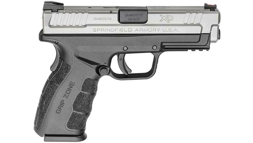 Springfield XD Mod.2 Tactical 45 ACP, 4" Barrel, Fiber Optic Front Sight SS Slide 13rd Mag