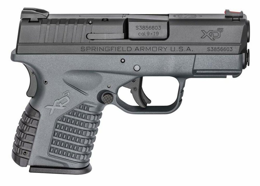 Springfield XD-S 9mm Tactical Gray 3.3" Barrel Essentials Pkg 8rd Mag