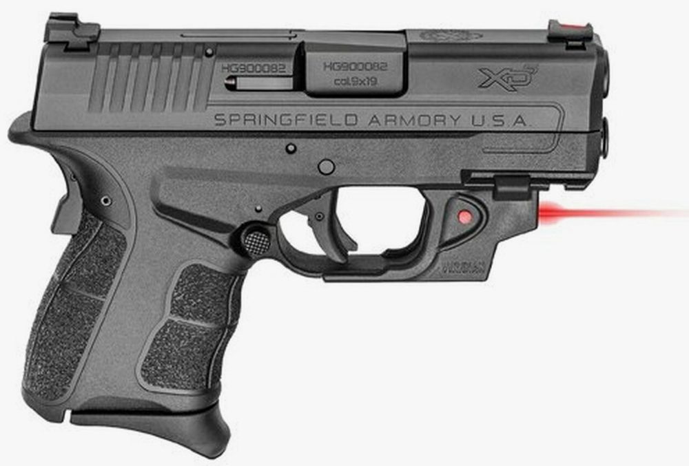 Springfield XD-S MOD2 9MM 3.3" Barrel, Viridian Red Laser 9RD Mag