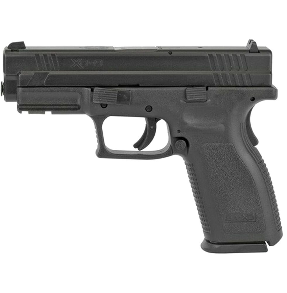 Springfield XD9 Defender Full Size 9mm, 4" Barrel, Black, Fixed Sights, 16rd