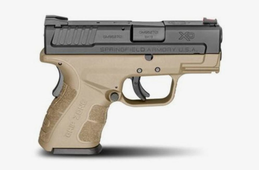 Springfield XDG Mod.2 Sub-Compact 9mm 3" Barrel Flat Dark Earth Finish, X-Tension