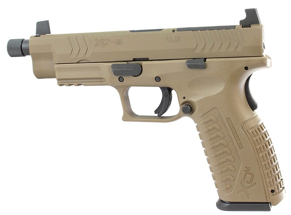 Springfield XDM 9mm, 4.5" Barrel, Flat Dark Earth, 19rd
