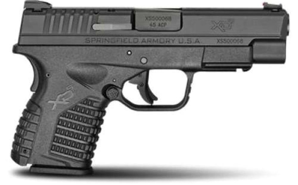 Springfield XDS 45 ACP 4" Barrel Black, Essentials Package 5rd & 6rd Mags