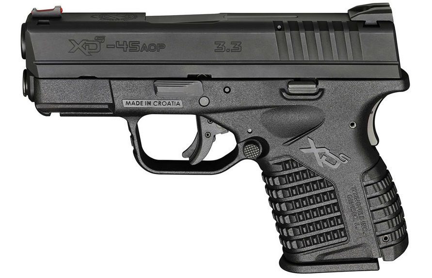 Springfield XDS 3.3 Single Stack 45ACP Black Essentials Package