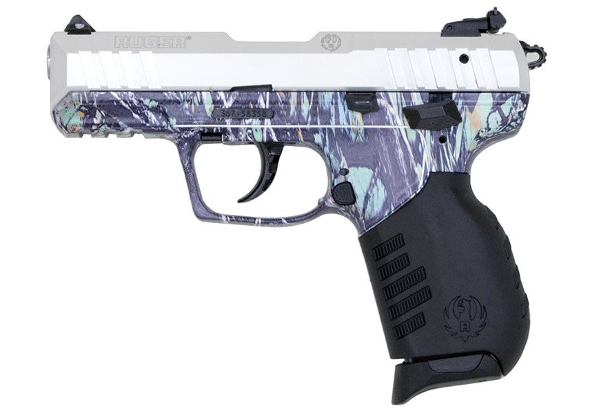 SR22 22LR Rimfire Pistol with Moonshine Serenity Finish and Silver Anodized Slid