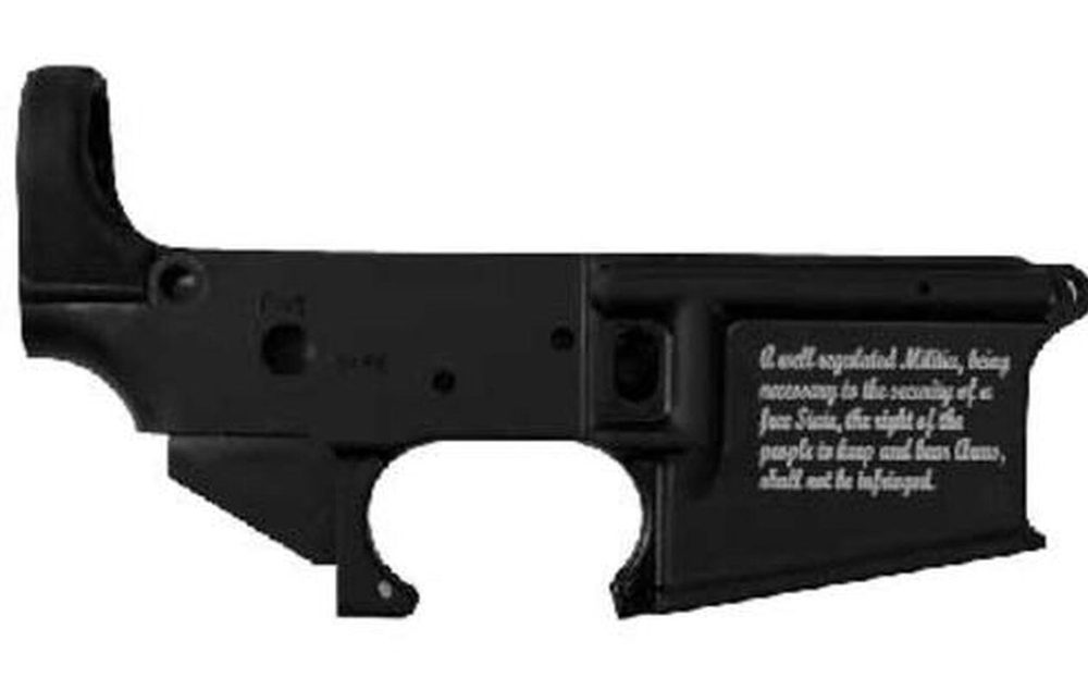 Stag Arms 2nd Amendment Engraving, Stripped Lower Receiver 5.56