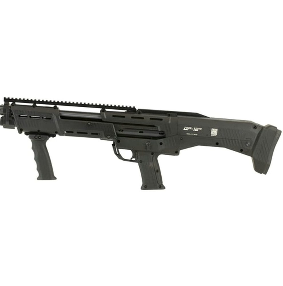Standard Manufacturing DP-12, Pump-Action 12 Ga, Double Barrel, 18.8" Barrel, 16rd, Black
