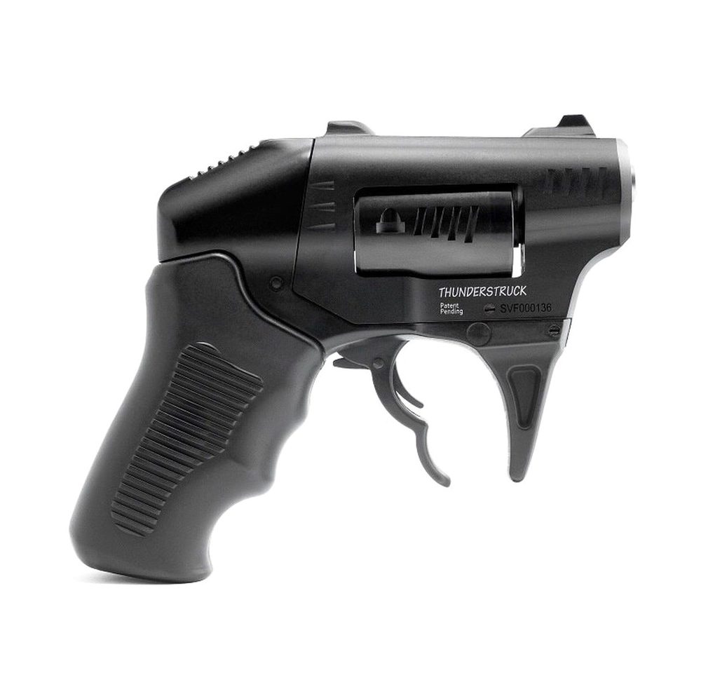 Standard Manufacturing Thunderstruck Double Action Revolver, 22 WMR, 1.25" Steel Barrel, Aluminum Frame, Black, Polymer Grips, 8Rd