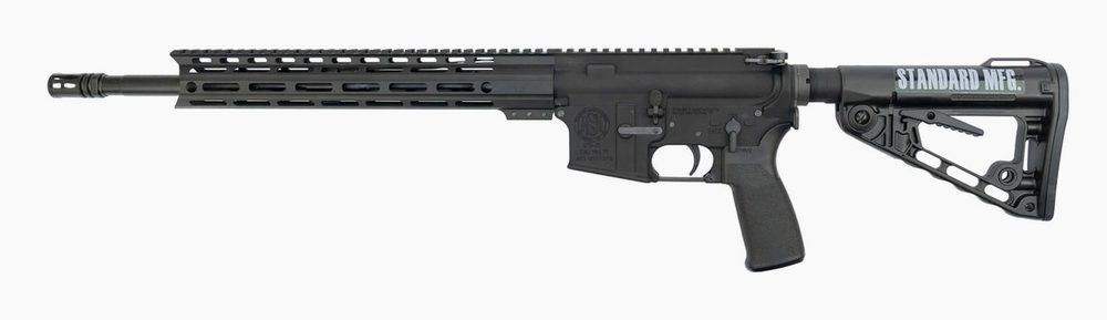 Standard Mfg. STD-15 AR-15 Carbine .223/5.56, 16" Barrel, 13" M-LOK Rail, Black, 30rd Mag