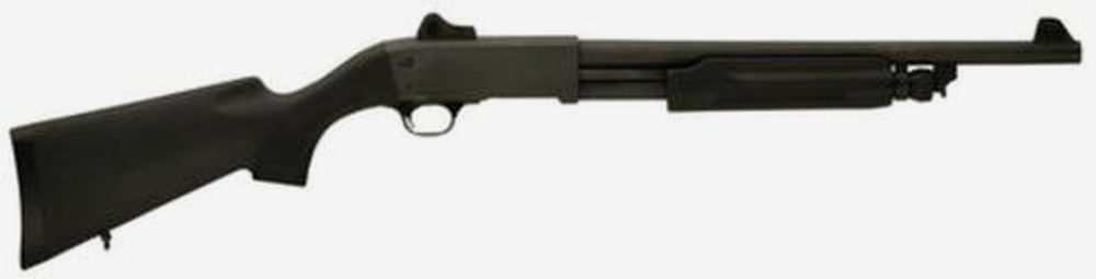 Stevens Model 350 Pump Security Shotgun, 12g, Ghost RIng Sights, 18.5"